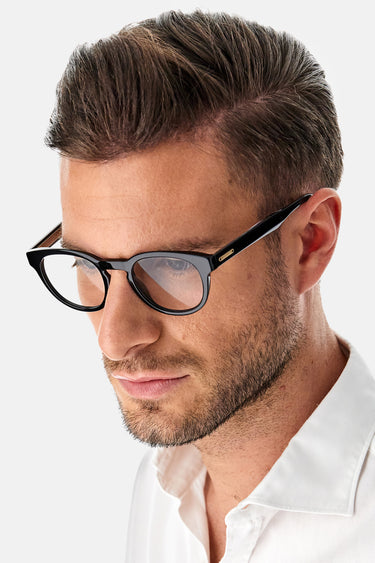 Designer Men Carrera Eyeglasses: 250 - Black - SpecSMART Eye Clinic (Diagonal Face View)